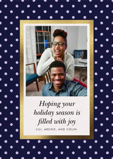 Perfect Spots Photo - Holiday Card by kate spade new york
