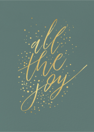 All the Joy - Christmas Card by 2021 Co.