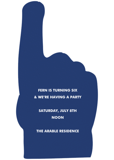 Giving a Finger by Cheree Berry Paper & Design - Back