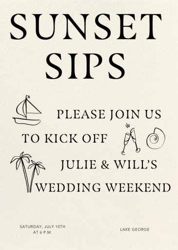 Emblems - Welcome Party Invitation by Paperless Post