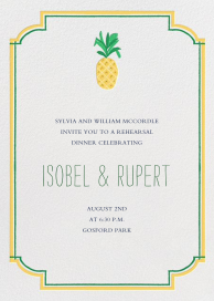 Welcome to Our New Home - Rehearsal Dinner Invitation by Mr. Boddington's Studio