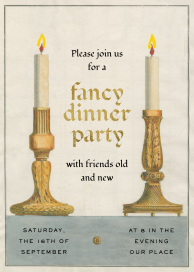 Candlesticks - Invitation by John Derian