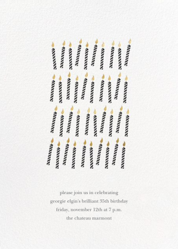 Many Candles by Sugar Paper