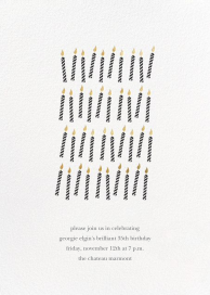 Many Candles - Birthday Invitation by Sugar Paper