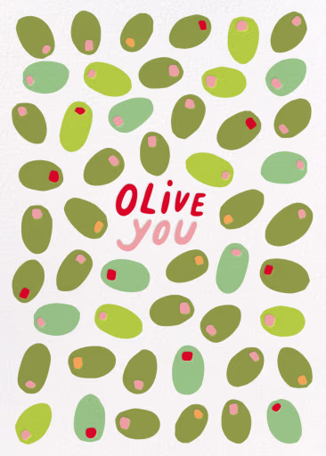 Olive You Lots - Valentine's Day Card by Hartland Cards