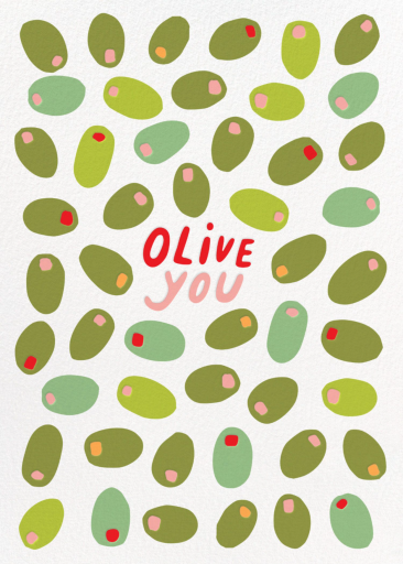 Olive You Lots - Greeting Card by Hartland Cards