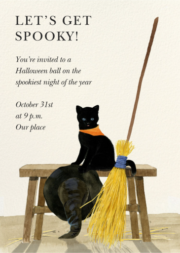 A Witch’s Familiar - Invitation by Felix Doolittle