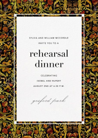Escorial - Rehearsal Dinner Invitation by Cabana
