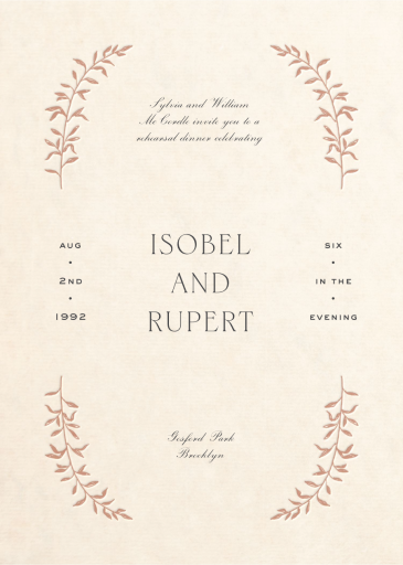 As Above - Rehearsal Dinner Invitation by Paperless Post