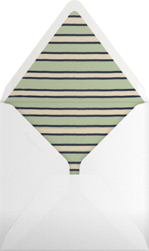 Striped Clover - Paperless Post Envelope