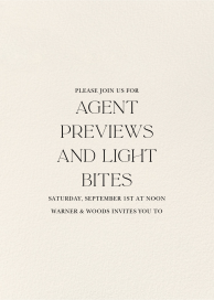 Cream - Open House Invitation by Paperless Post