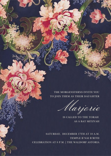 Rose Floral Ikat (Tall) by Oscar de la Renta