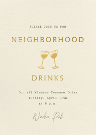 Make a Toast - Cocktail Party Invitation by Paperless Post