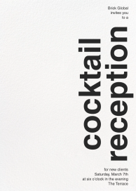 Right as Rain - Corporate Reception Invitation by Paperless Post