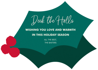 Major Holly by Meri Meri