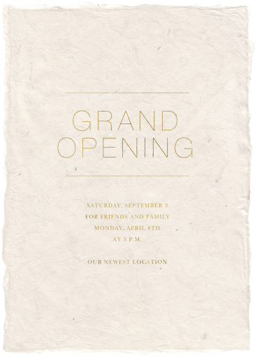 Marmorino - Launch Party Invitation by Paperless Post