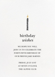 Birthday Candle by Sugar Paper