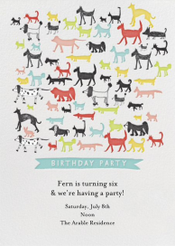 Calling all Dogs - Birthday Invitation by Mr. Boddington's Studio