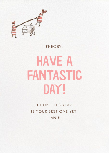 Wokkin' Birthday by Hello!Lucky - Back