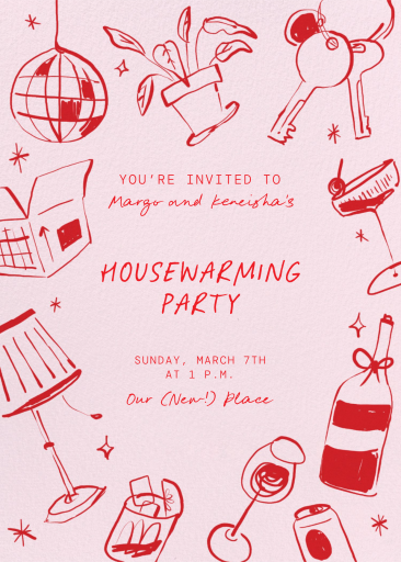 Adornos para el hogar - Invitación para la fiesta de inauguración de la casa por Paperless Post