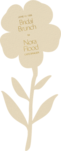 Blossom Bound - Bridal Shower Invitation by Both - Back