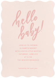 Sweet Hello - Baby Shower Invitation by Sugar Paper