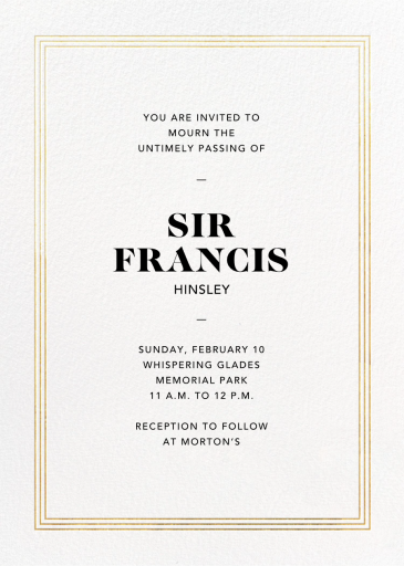 Triple Interior Border  - Party Invitation by Paperless Post