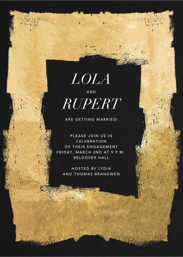 Framework - Engagement Party Invitation by Kelly Wearstler