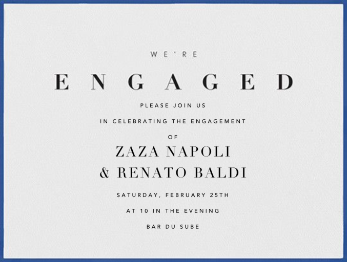 Octavo - Engagement Party Invitation by Paperless Post