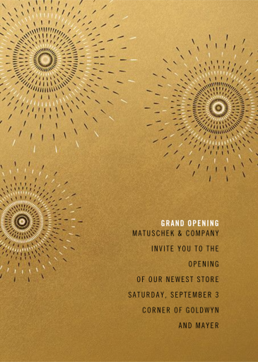 Firework - Launch Party Invitation by Paperless Post