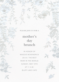 Fleurs d'Alençon - Mother's Day Invitation by Oscar de la Renta