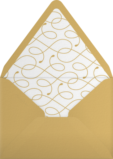 Pinstripe Numerals - Paperless Post Envelope