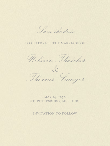 Amboise (Save The Date) by Crane & Co.