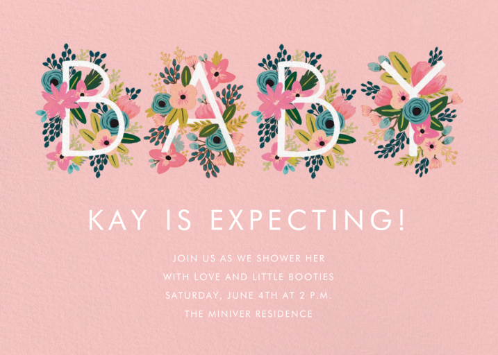 Floral Baby - Party Invitation by Rifle Paper Co.