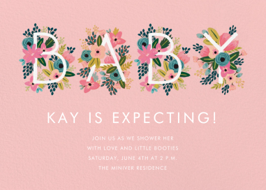 Floral Baby - Baby Shower Invitation by Rifle Paper Co.