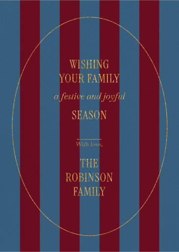 Lined with Love - Holiday Card by Paperless Post - Back