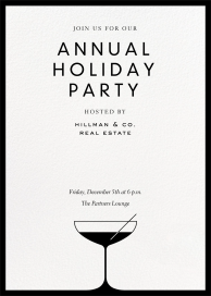 Espresso Martini (Customizable Template) - Corporate Holiday Party Invitation by Paperless Post