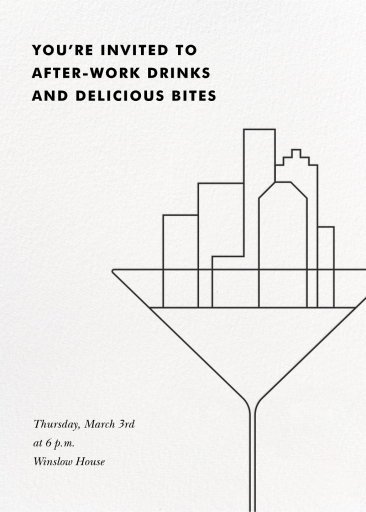 Cosmopolitan - Happy Hour Invitation by Paperless Post