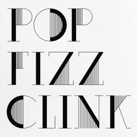 Pop Fizz Clink (Square) - Birthday Invitation by kate spade new york
