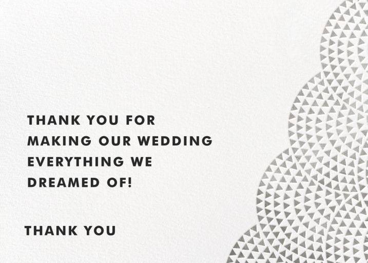 Savoy (Stationery) - Thank You Card by Paperless Post