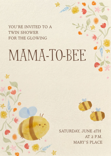 Mama To Bee - Baby Shower Invitation by Paperless Post