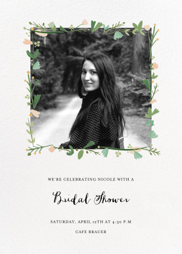 Miss Potter Photo - Bridal Shower Invitation by Mr. Boddington's Studio