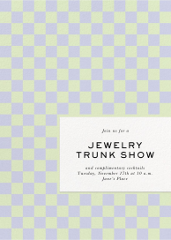 Checked - Shopping Event Invitation by Paperless Post