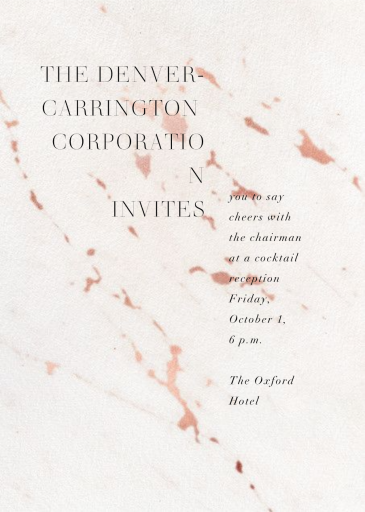 Caracalla - Corporate Reception Invitation by Paperless Post