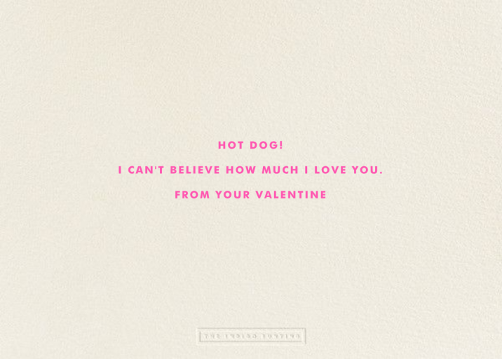 Hottie Hot Dog by The Indigo Bunting - Back