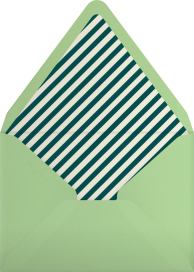 Watercolor Palm Tree Invitation Envelope