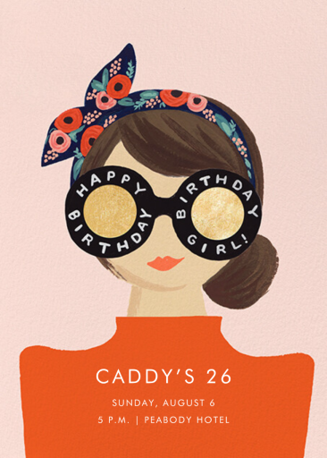 Birthday Shades - Birthday Invitation by rifle-paper-co