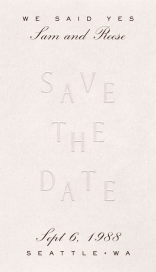 Pressed in Time by Paperless Post