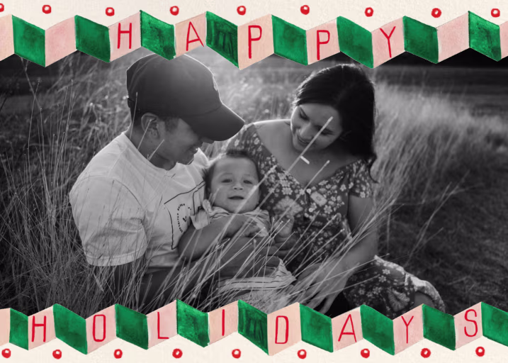 Holiday Banner - Christmas Card by Mr. Boddington's Studio