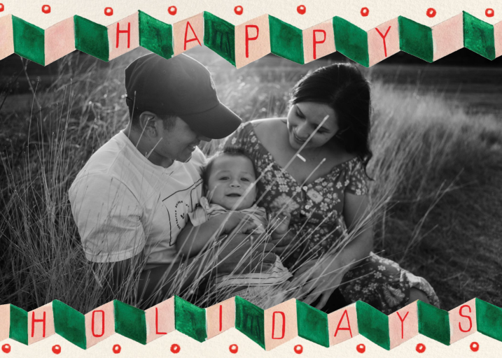 Banner navideño - Card navideña Card Mr. Boddington's Studio